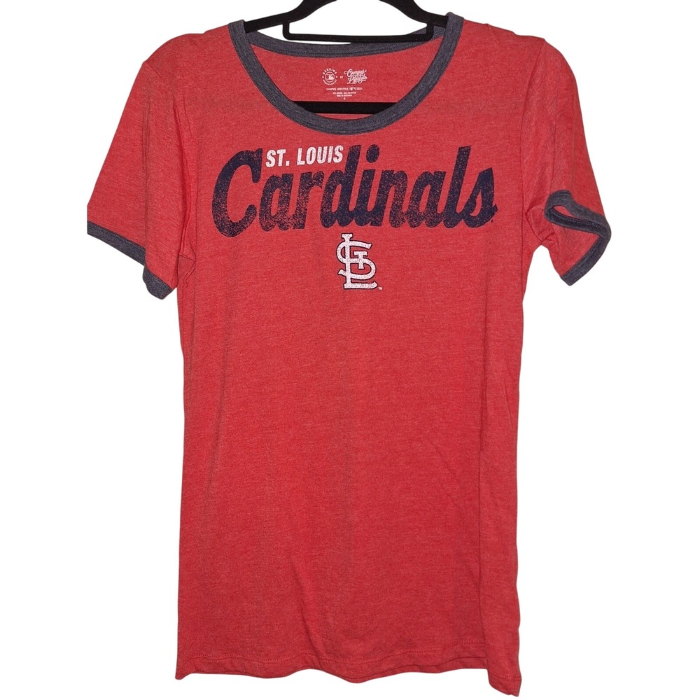 St. Louis Cardinals Baseball T-shirt Women Size Medium Baseball‎ Game Sports Fan